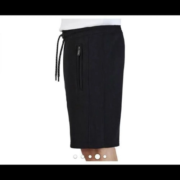 Tahari Zipper Pocket Fleece shorts - Picture 3 of 8